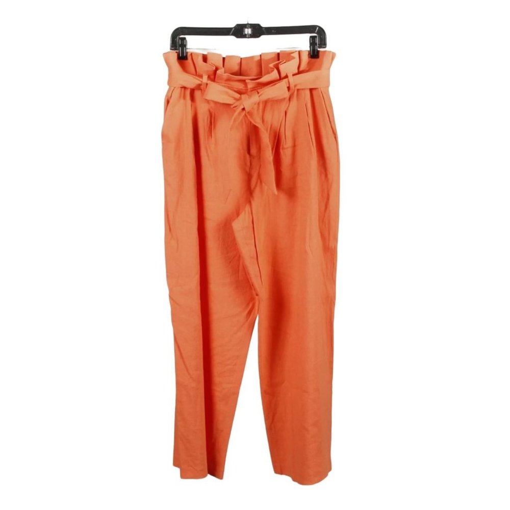 Alice + Olivia Women's Pleated Waist Tie Belt Pants Size 8